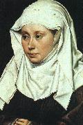 Robert Campin Portrait of a Lady Spain oil painting artist